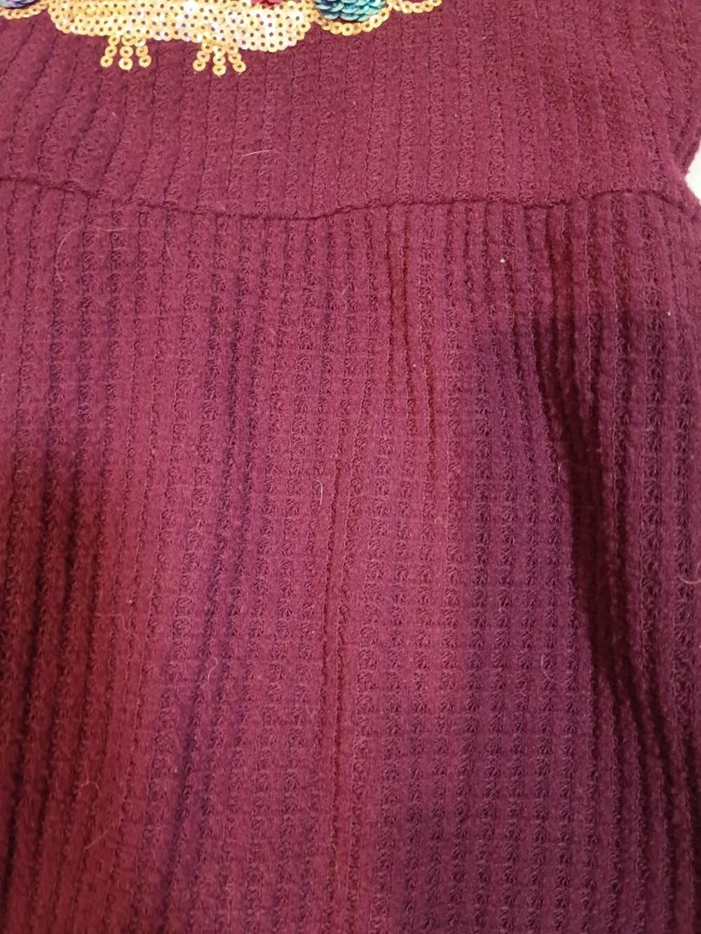 Rare Editions/Dress/Girls 6X/Purple/Sequin Owl Ruffle Sleeve Woodlandcore Sparkl - Picture 4 of 9